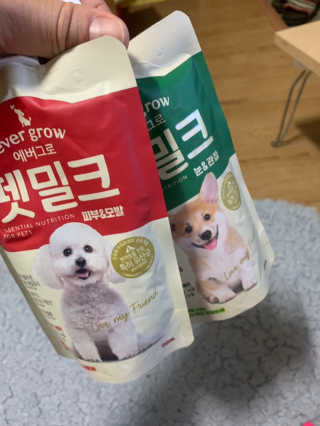 [빙그레] 에버그로 생유산균 1봉（10포입）+펫밀크2팩 — 5점을 준 리뷰어가 2019년 5월 올린 사용 사진