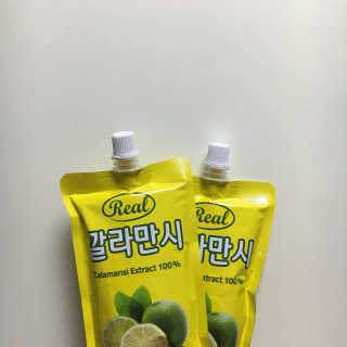 장수농가 리얼깔라만시 — 3.17점을 준 리뷰어가 2018년 4월 올린 사용 사진