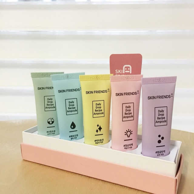 스킨프렌즈 레시피 앰플 리뷰 사진