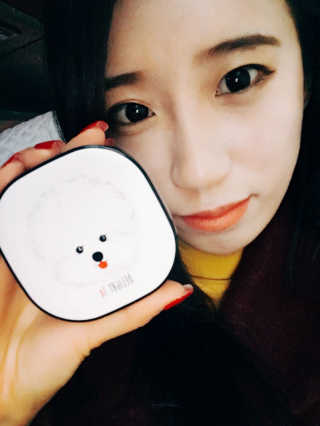 딜라잇18 I.U 화이트닝 팡 선쿠션 — 3.5점을 준 리뷰어가 2017년 1월 올린 사용 사진