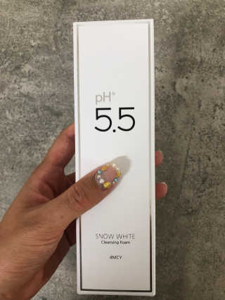포므시 스노우화이트클렌징폼pH5.5 — 5점을 준 리뷰어가 2019년 8월 올린 사용 사진
