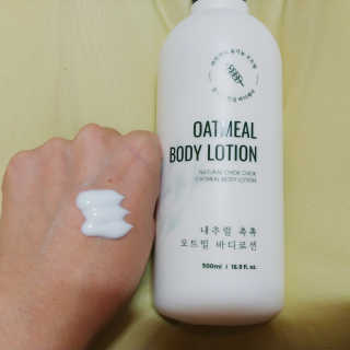 (주)에네스티 내추럴 촉촉  오트밀 바디로션 500ml — 5점을 준 리뷰어가 2019년 10월 올린 사용 사진
