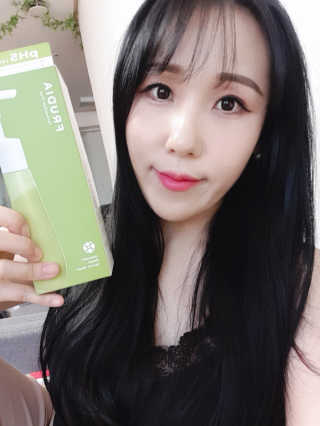 [후르디아] 아보카도 약산성 비건 여성 청결제 — 5점을 준 리뷰어가 2019년 7월 올린 사용 사진