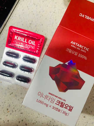 이너블릭 이너타임 크릴오일 — 5점을 준 리뷰어가 2019년 12월 올린 사용 사진