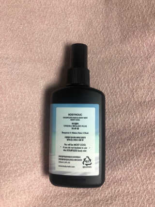 바디홀릭 다우트리스 라인 바디미스트 100ml — 5점을 준 리뷰어가 2019년 7월 올린 사용 사진