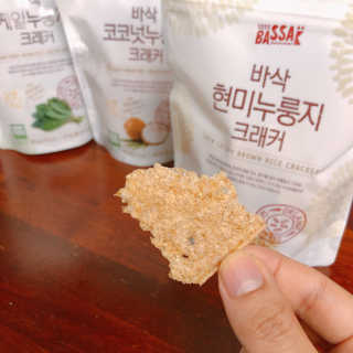 BASSAK 바삭 유기농 현미 누룽지 크래커 3종 — 5점을 준 리뷰어가 2019년 9월 올린 사용 사진