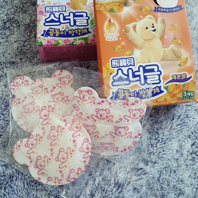 스너글 곰돌이 방향제 리뷰 사진
