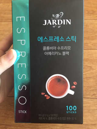 (주)쟈뎅 쟈뎅 에스프레소 스틱 아메리카노 블랙 — 5점을 준 리뷰어가 2018년 10월 올린 사용 사진