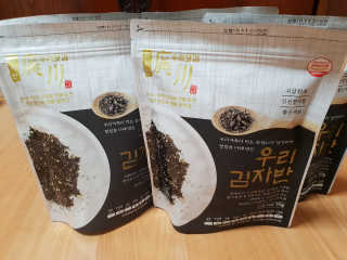광천우리맛김 우리집밥도둑 맛있는광천김 우리김자반 50g 5봉 — 4.67점을 준 리뷰어가 2018년 3월 올린 사용 사진