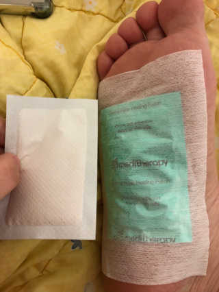 메디테라피 더마 릴렉스 힐링패치 — 3.67점을 준 리뷰어가 2018년 4월 올린 사용 사진