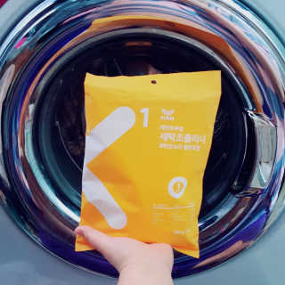 레인보우샵 올인원세탁세제,베이킹소다 스틱포6개입+세탁조클리너 — 3.67점을 준 리뷰어가 2018년 4월 올린 사용 사진