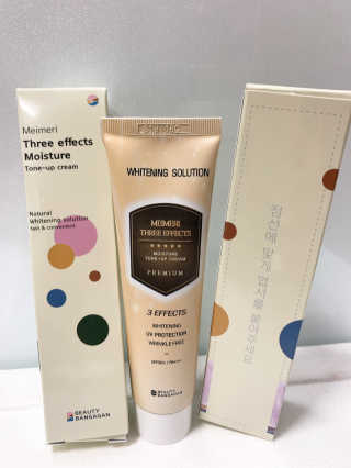메이메리 쓰리이펙츠 모이스처 톤업크림 50ml — 5점을 준 리뷰어가 2020년 1월 올린 사용 사진