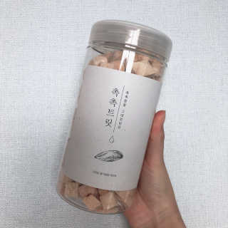 펫프렌즈 [단백질풍부] 無첨가 닭가슴살 100퍼센트 촉촉트릿 치킨 — 5점을 준 리뷰어가 2020년 1월 올린 사용 사진