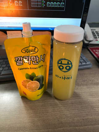 장수농가 리얼깔라만시 — 4.67점을 준 리뷰어가 2018년 4월 올린 사용 사진