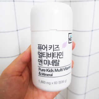 네츄럴굿띵스 퓨어 키즈 멀티비타민 앤 미네랄 30일분 — 5점을 준 리뷰어가 2018년 9월 올린 사용 사진