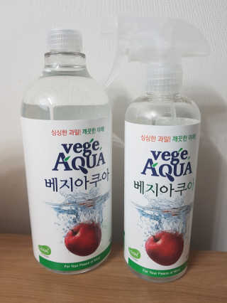 베지아쿠아 475ml + 리필 1000ml 1Set — 4점을 준 리뷰어가 2019년 8월 올린 사용 사진