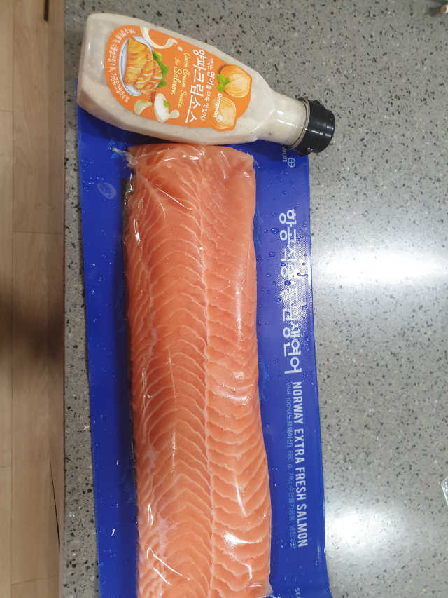 항공직송 동원생연어 리뷰 사진