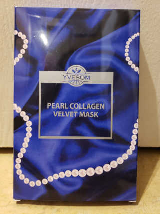 Pearl Collagen Velvet Mask 1 BOX by YVESOM — 4점을 준 리뷰어가 2019년 2월 올린 사용 사진