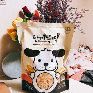 [펫토리아] 맛도 영양도 BEST 한끼뚝딱 강아지 사료 — 4.5점을 준 리뷰어가 2019년 4월 올린 사용 사진