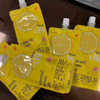 푸드마스터그룹 레모나 비타민C 곤약젤리 2종 — 4.5점을 준 리뷰어가 2019년 6월 올린 사용 사진