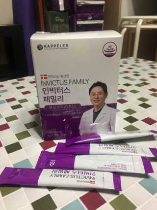 라플레 유해균을 이겨 튼튼한 장으로,  인빅터스 패밀리 — 5점을 준 리뷰어가 2019년 3월 올린 사용 사진