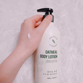 (주)에네스티 내추럴 촉촉  오트밀 바디로션 500ml — 5점을 준 리뷰어가 2020년 3월 올린 사용 사진