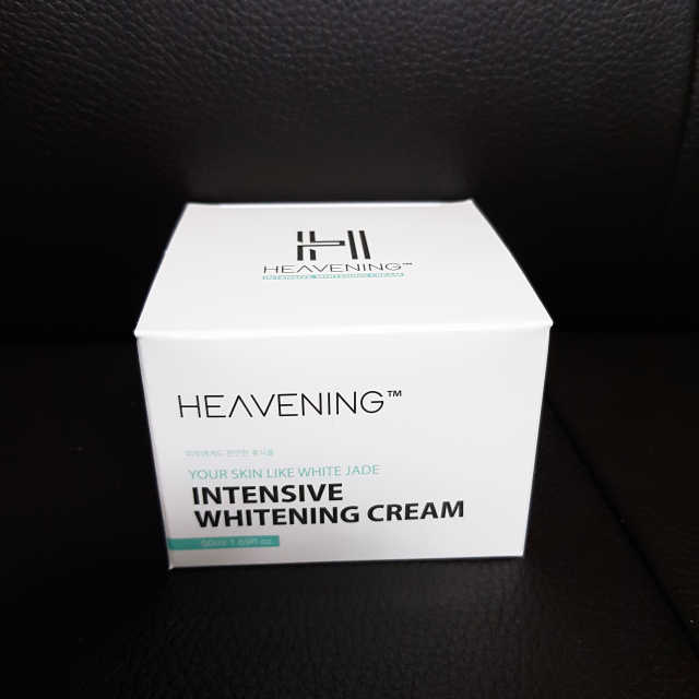 헤브닝 인텐시브 화이트닝크림 50ml 리뷰 사진