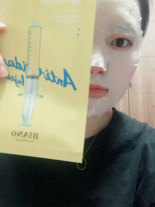 바노바기 코스메틱 바노바기 인젝션 마스크 (10매입) — 4점을 준 리뷰어가 2017년 3월 올린 사용 사진