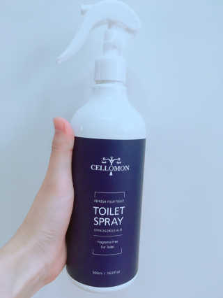 셀로몬 토일렛 스프레이 500ml — 3점을 준 리뷰어가 2018년 5월 올린 사용 사진