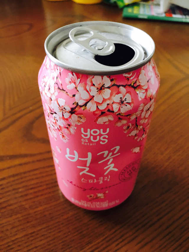 벚꽃 팝콘 + 벚꽃스파클링 + 벚꽃 청포도 에이드 리뷰 사진