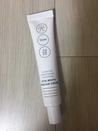 [버진팜스] 광톤결 3단케어 - 비타화이트 깨죽크림 — 5점을 준 리뷰어가 2020년 1월 올린 사용 사진
