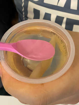 데르뜨 떠먹는 과일 3종, 짜먹는 과일 2종 총 10개 체험 — 5점을 준 리뷰어가 2020년 3월 올린 사용 사진