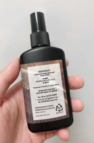 바디홀릭 다우트리스 라인 바디미스트 100ml — 5점을 준 리뷰어가 2019년 7월 올린 사용 사진