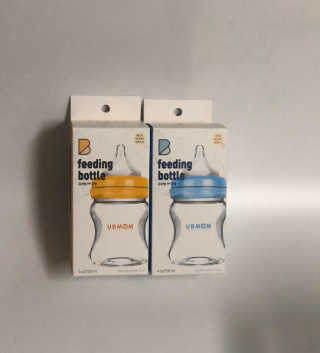 유비맘 신생아젖병 120ml 트리플팩_ 젖꼭지 포함 — 5점을 준 리뷰어가 2020년 3월 올린 사용 사진