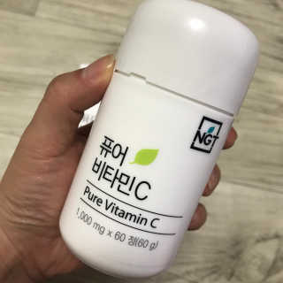 네츄럴굿띵스 퓨어 비타민C 30일분 — 5점을 준 리뷰어가 2018년 7월 올린 사용 사진
