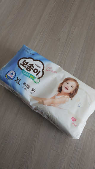 보솜이 리얼코튼 팬티형 — 5점을 준 리뷰어가 2019년 3월 올린 사용 사진