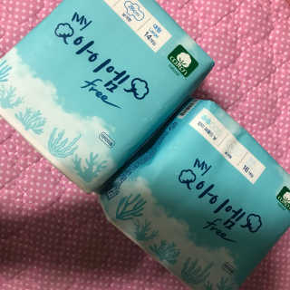 보타메디 마이아이엠 생리대 — 4점을 준 리뷰어가 2019년 1월 올린 사용 사진