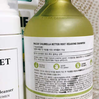 달리프 클로렐라 베러 루트 릴렉싱 샴푸 500ml — 4.5점을 준 리뷰어가 2018년 12월 올린 사용 사진