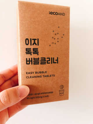 [에코앤드]이지톡톡 버블클리너 1종세척제 — 5점을 준 리뷰어가 2019년 6월 올린 사용 사진