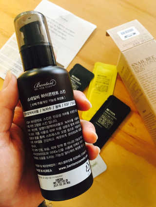 벤튼 스네일비 하이콘텐트 스킨 150ml — 4점을 준 리뷰어가 2017년 4월 올린 사용 사진