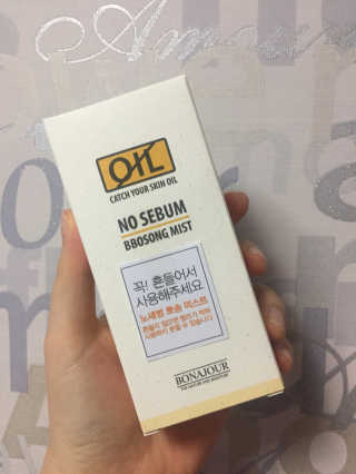 보나쥬르 노세범 뽀송 미스트 50ml — 3.33점을 준 리뷰어가 2018년 6월 올린 사용 사진
