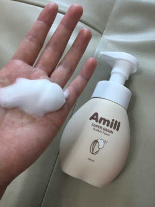 에이밀 슈퍼 그레인 버블 폼 200ml — 5점을 준 리뷰어가 2019년 8월 올린 사용 사진