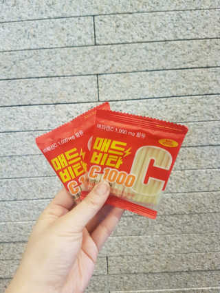 매드비타C 1000 — 4.5점을 준 리뷰어가 2019년 4월 올린 사용 사진