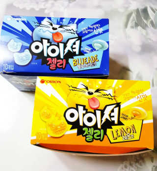 아이셔젤리 레몬맛, 아이셔젤리 블루에이드맛 — 5점을 준 리뷰어가 2019년 3월 올린 사용 사진