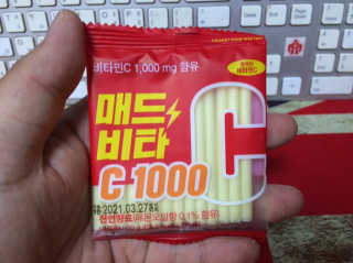 매드비타C 1000 — 4점을 준 리뷰어가 2019년 5월 올린 사용 사진