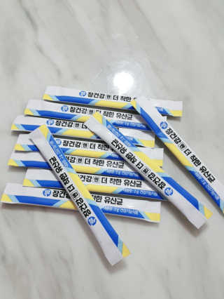 프롬바이오 엄마의 마음을 담은 장건강엔 더 착한 유산균 — 5점을 준 리뷰어가 2019년 11월 올린 사용 사진