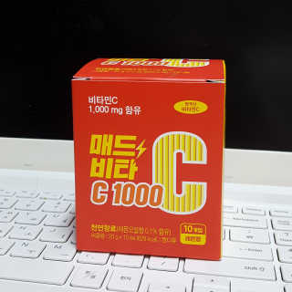 매드비타C 1000 — 5점을 준 리뷰어가 2019년 4월 올린 사용 사진