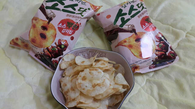감자엔소스닷 청양데리야끼소스맛 리뷰 사진