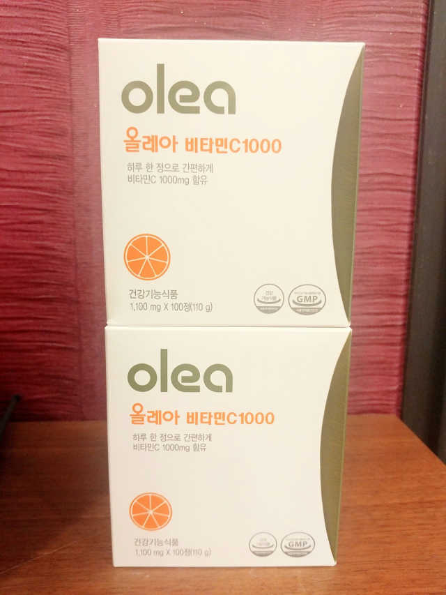 올레아 비타민C1000 리뷰 사진