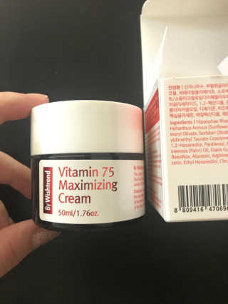 바이 위시트랜드 VITAMIN 75 CREAM — 4.17점을 준 리뷰어가 2018년 8월 올린 사용 사진